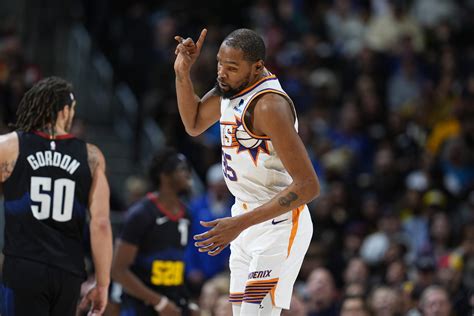 suns nuggets|Kevin Durant scores 30 points to lead Suns to another win in .